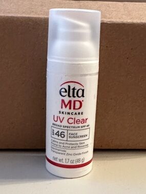 EltaMD UV Clear Broad Spectrum SPF 46 Face Sunscreen 1.7oz, Exp 6/2028, MSRP $45
